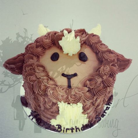 Animal Cake Designs, Goat Cake, Goat Face, Sheep Cake, Barnyard Party, Zucchini Cake, Animal Cakes, Farm Birthday Party, Animal Cake