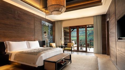 Mandapa Ritz Carlton, Bali Luxury Hotel, Bali Hotel Room, Tropical Hotel Room, Ritz Carlton Bali, Luxury Resort Interior, Resort Hotel Room, Modern Tropical Interior, Thailand Villa