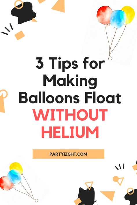 Blow Up Balloons Without Helium, Retirement Party Decorations Balloons, Mylar Balloons Decorations, Balloon Decorations No Helium, Decorating With Helium Balloons, How To Blow Up Balloons Without Helium, How To Make Balloons Float Without Helium, Creative Events Ideas, Balloon Decor Without Helium