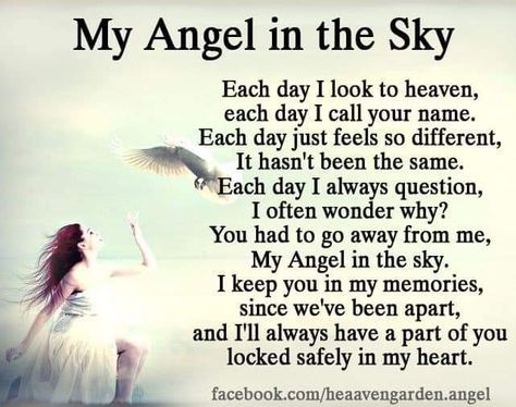 Angel In The Sky, Losing A Loved One Quotes, Mom In Heaven Quotes, I Miss My Daughter, In Loving Memory Quotes, I Miss My Mom, Mom In Heaven, Tears In Heaven, Miss My Mom