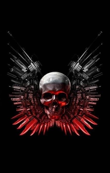 The Expandables, Expendables Tattoo, Doodle Images, Minimal Wallpaper, Skull Artwork, Army Wallpaper, Hd Phone Wallpapers, Skull Wallpaper, The Expendables