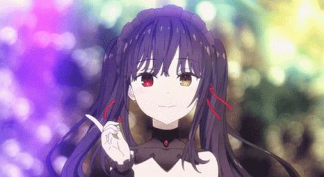 Kurumi Gif Pfp, Date A Live Pfp, Kurumi Tokisaki Gif, Date A Live Kurumi, Date A Bullet, Live Gif, Date A Life, Pretty Gif, Anime Kiss Gif