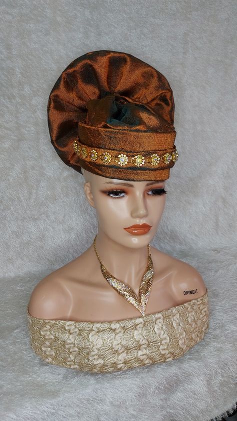 African Hair Accessories, Zara Hats, Nigerian Dress, Crochet Mask, African Prom Dresses, Couture Hats, Head Scarf Styles, African Fashion Skirts, African Head Wraps