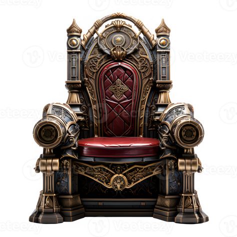 seat of the royal throne isolated on transparent background ,golden throne chair ,generative ai King Chair Royals, Fantasy Throne Chair Art, Kings Chair Royals, Throne Painting, Wooden Throne, King Throne Chair, King Throne, Golden Throne, King On Throne