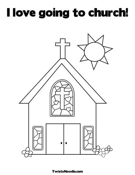 I love going to church Coloring Page from TwistyNoodle.com Sunday School Coloring Sheets, Jesus Coloring Pages, Sunday School Coloring Pages, Children Church, Twisty Noodle, House Colouring Pages, School Coloring Pages, Sunday School Activities, Bible Coloring Pages