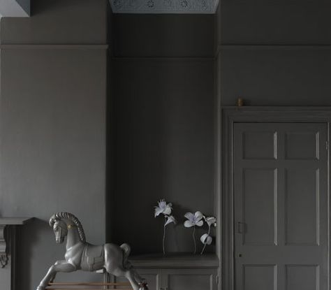 Mole's Breath, F&Ball, No. 276 Paint Moles Breath, Perfect Grey Paint, Elephants Breath, Light Gray Cabinets, Paint Color Chart, Paint And Paper Library, Eggshell Paint, Farrow And Ball Paint, Farrow And Ball