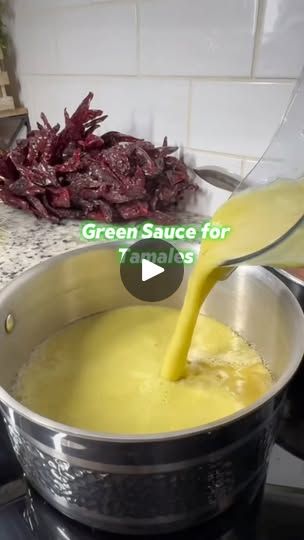 447K views · 6.7K reactions | This year save time by making red and green tamales. Boil your meat, shred it, divide equally and then mix in the sauce. #tamales #redchile #greenchile #tamaleseason | Salty Cocina Green Tamales, Tamale Sauce, Salty Cocina, Chicken Chili Verde, New Mexico Recipes, Mexico Recipes, Pork Tamales, Chili Verde, Tamale Recipe