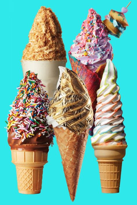 Best Soft Serve | 2018 Toronto Life Soft Serve Ice Cream Recipes, Fried Ice Cream Recipe, Cone Head, Cream Packaging, Ice Lollies, Cream Dip, Ice Cream Packaging, Ice House, Healthy Food Habits