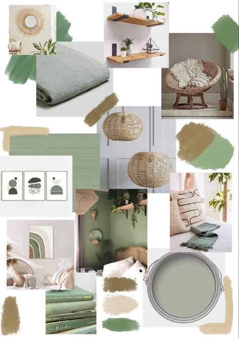 Sage And White Bedroom Aesthetic, Sage Green In Living Room, Sea Foam Green Aesthetic Bedroom, Sage Green And Wicker Bedroom, Sage Bedroom Ideas Aesthetic, Aesthetic Bedroom Ideas Sage Green, Sage Green And Brown Bedroom Aesthetic, Sage And White Room Aesthetic, Sage Boho Bedroom Ideas