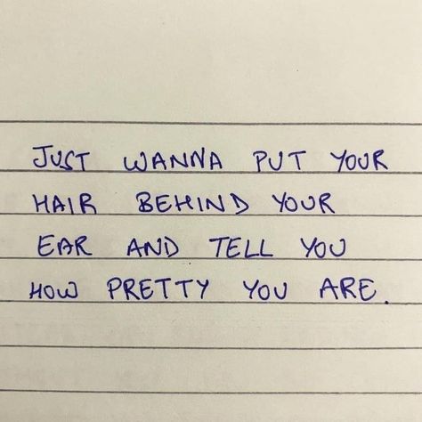 Playful Love Quotes, Things To Say To Ur Gf, Pretty Boy Quotes, So Pretty Quotes, Pretty Love Letters, Your So Pretty, Playing With Her Hair, Playing With Hair, I Love My Girlfriend