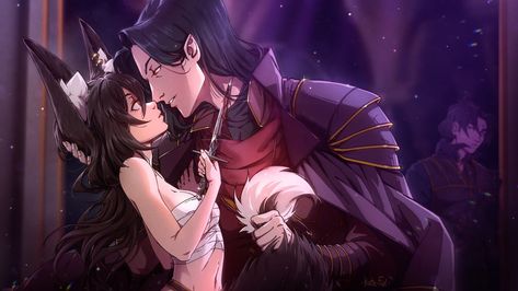 ArtStation - No longer enemies, but not yet friends. Enemies To Lovers Art, Enemy To Lovers, Enemies To Lovers, Romance Art, Fantasy Lovers, Attack On Titan Fanart, Lol League Of Legends, Art Poses, Drawing Poses