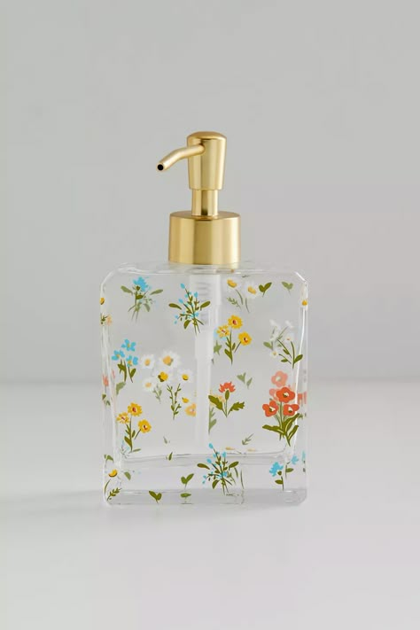 Flora Soap Dispenser | Urban Outfitters Dream Dorm, Floral Soap, Uo Home, Bathroom Inspo, Cute Home Decor, Cute Room Decor, Apartment Inspiration, Room Inspiration Bedroom, Dream House Decor