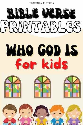 Who God Is Bible Verse Printables for Kids - Forget Him Knot Coloring Printables For Kids, Bible Verse Printables, Class Crafts, Isaiah 42, Bible Kjv, Revelation 17, Revelation 19, Philippians 4 19, Coloring Printables