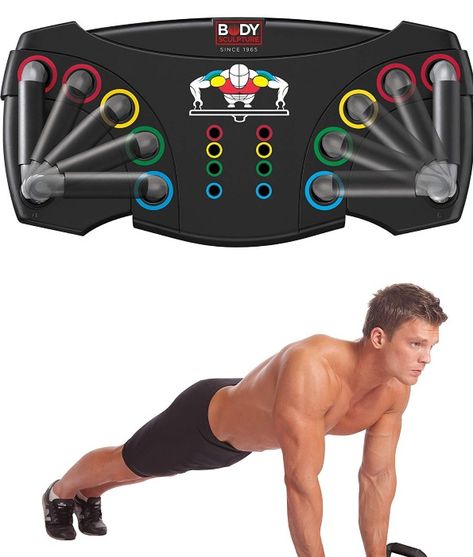 Body Sculpture Multi-Position Push Up Board Upper Body Training, Push Up Board, Clever Inventions, Push Up Stand, Body Sculpture, Up Board, Become Stronger, Volleyball Workouts, Fitness Gadgets