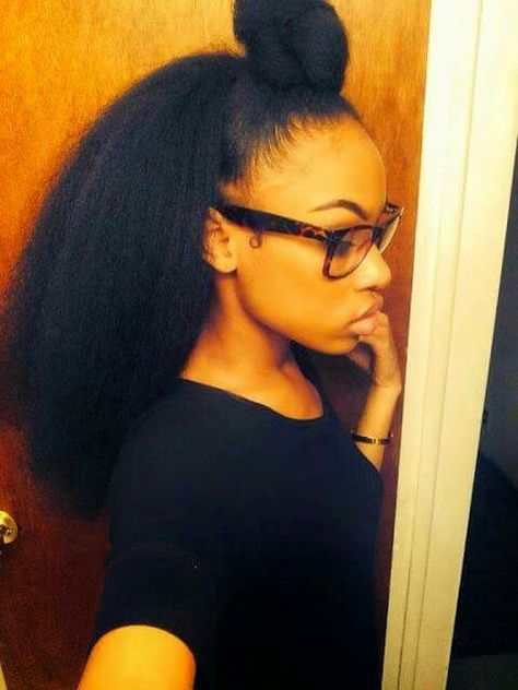 Blowout. Top knot. Half down.                                                                                                                                                                                 More Hair And Glasses, Curly Nikki, Hair Steamers, Beautiful Natural Hair, Pelo Afro, 4c Hair, Natural Hair Inspiration, Scene Hair, Natural Hair Tips