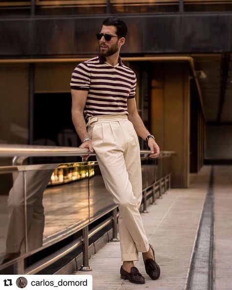 Repost @carlos_domord with @make_repost ・・・2019 SS COLLECTION GURKHA PANTS IVORY #guyswithstyle #menslook Old Money Linen Pants, Old Money Style Summer, Venice Outfit, Old Money Summer Outfits, Gurkha Pants, Old Money Summer, Gentleman Fashion, Mens Casual Suits, Dandy Style