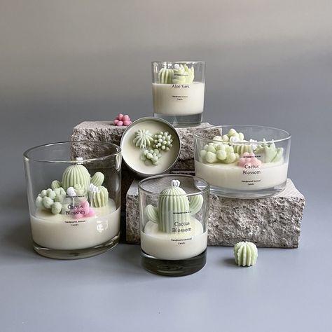 Shop Handcrafted botanical inspired candles🌵 by leavesandprickles located in Poynton, United Kingdom. Smooth shipping! Has a history of shipping on time with tracking. Speedy replies! Has a history of replying to messages quickly. Rave reviews! Average review rating is 4.8 or higher Succulent Candle, Candle Making Recipes, Terrarium Candle, Coffee Table Candles, Cactus Candles, Succulents Candles, Candle Making Business, Leaves Candle, Candles Photography