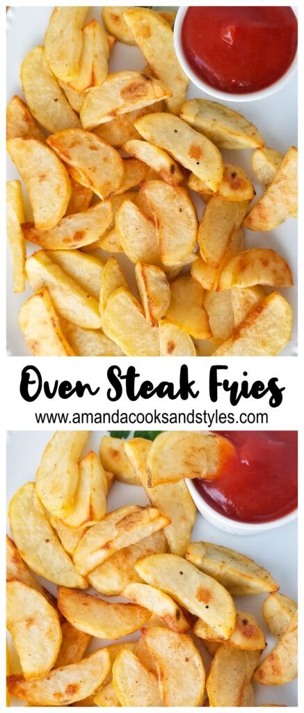 Oven Steak, Oven Baked Steak, Ways To Cook Steak, Oven Baked Fries, Steak In Oven, Baked Steak, Easy Steak, Baked Fries, Steak Fries