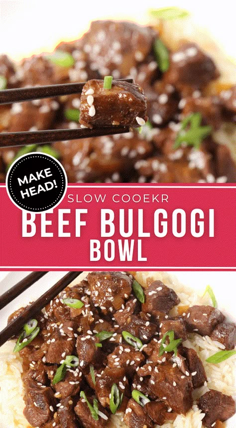 Asian Beef Recipes Crockpot, Korean Beef Bulgogi Crockpot, Slow Cooker Beef Bites, Slow Cooker Asian Beef Recipes, Slow Cooker Bulgogi Beef, Crockpot Bulgogi Beef, Crock Pot Korean Beef, Korean Slow Cooker Recipes, Beef Bolgulgi