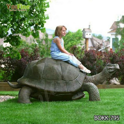 Bronze Giant Tortoise Garden Statue Tortoise Garden, Yard Statues, Garden Statues For Sale, Outdoor Statues Sculpture, Garden Animal Statues, Bulldog Statue, Bronze Sculpture Animal, Turtle Sculpture, Giant Tortoise