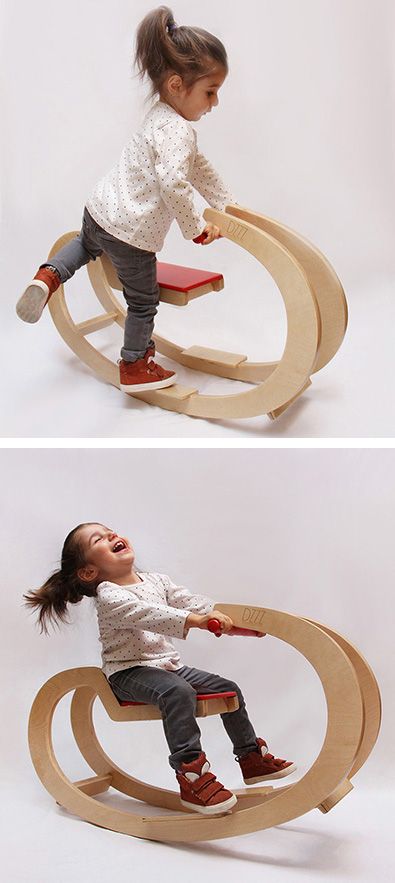 Armenian designer, Nikolay Avakov of DZZZ, has designed EWA, a rocker for the little ones. This girl is having so much fun on this modern rocker.