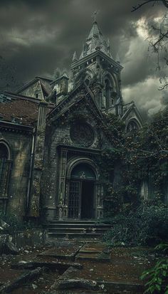 Abandoned Church Aesthetic, Spooky Architecture, Ominous Aesthetic, Gothic Castle Aesthetic, Gothic Cottagecore Aesthetic, Gothic Cemetery, Feeling Uneasy, Gothic Background, Fantasy Cottage