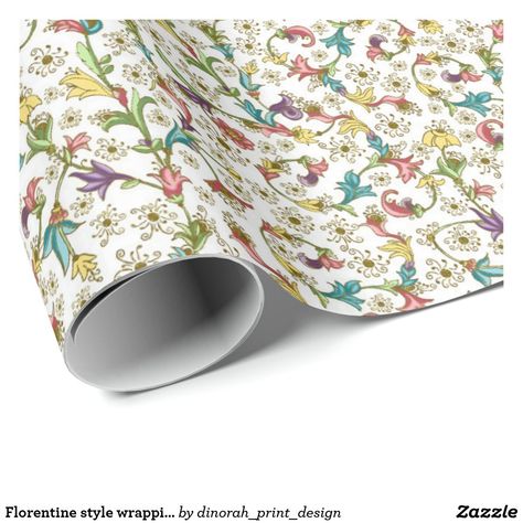 Christmas Toile Wrapping Paper, Floral Gift Wrapping Paper, Cottagecore Wrapping Paper, Vintage Christmas Wrapping Paper Zazzle, Floral Wrapping Paper Zazzle, Wrapping Paper Rolls, Paper Rolls, Valentine Day Cards, Acrylic Art