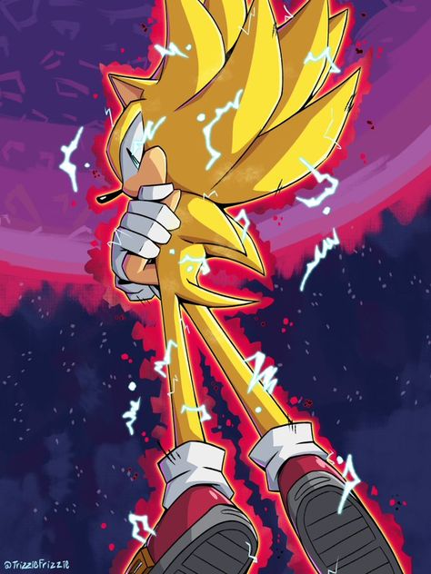 Sonic 2, Super Sonic, Cartoon Character, Sonic, Twitter