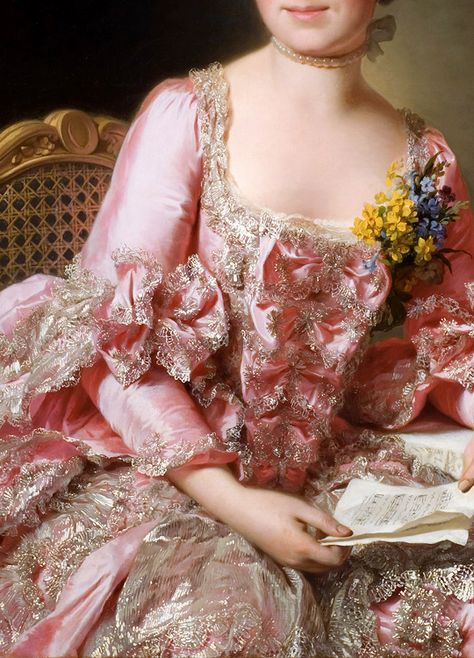 warpaintpeggy:  INCREDIBLE DRESSES IN ART (74/∞)The Artist Marie Suzanne Giroust by Alexander Roslin, 1770 Rococo Aesthetic, Rococo Art, Rococo Fashion, Dress Painting, 18th Century Fashion, Victorian Art, Old Paintings, Aesthetic Painting, Classical Art