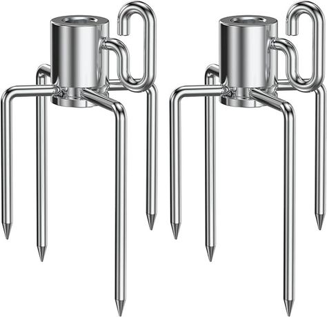 Amazon.com: Onlyfire 6002 Rotisserie Meat Forks(1-Pair) for Grills-Fits 1/2-Inch hexagon & 3/8-Inch and 5/16-Inch square Spit Rods : Patio, Lawn & Garden Spit Rotisserie, The Replacements, Rotisserie Grill, Stainless Steel Grill, Barbecue Tools, Food Security, Fork Set, Outdoor Grill, Cooking Tools