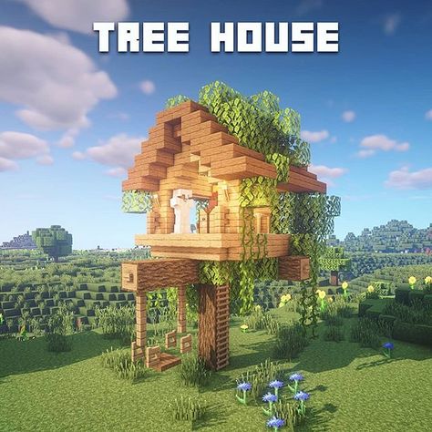 House Design Minecraft, Minecraft Blueprint, Minecraft Treehouses, Minecraft Homes, Maine Craft, Mobs Minecraft, Memes Minecraft, Minecraft Tree, Minecraft Mansion