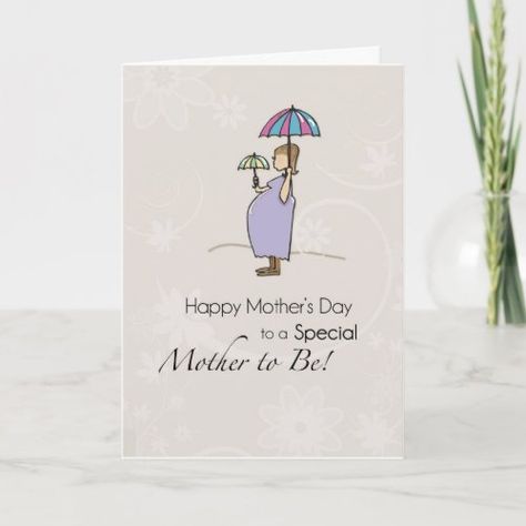 $4.52 | Mother's Day Pregnant Mom #pregnant, mom-to-be, pregnancy, umbrella, shower, congratulations, expecting, happy, happiness, cute, sweet, mother, mother-to-be, baby-bump, mother's-day B Day Card Ideas, Mothers Day Invitations, Easter Images Free, Best Wishes Quotes, Creative Invites, Pregnancy Congratulations Card, Eid Wallpaper, Anniversary Wishes For Husband, Umbrella Cards