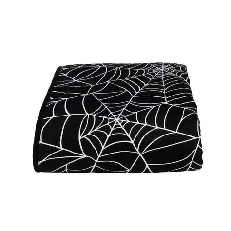 View all Sin in Linen Products - Sexy & fun home decor Page 3 Creepy Bedroom, Black And White Blanket, Black Pillow Cases, Gothic Homeware, Linen Products, Goth Things, Blankets Soft, Stylish Bedding, House Storage