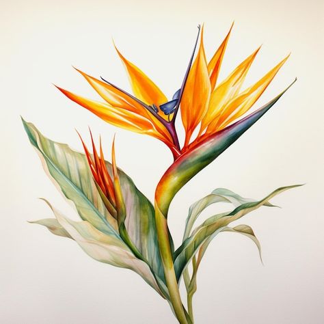 Bird Of Paradise Wallpaper, Tattoo Pierna, Paradise Wallpaper, Hummingbird Tattoo, Basic Drawing, Praying Mantis, Free For Commercial Use, Watercolor Flowers Paintings, Butterfly Flower