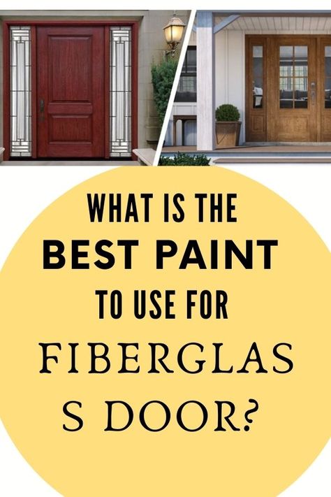 When picking the right paint and colors to use on fiberglass door one must try to make use of different colors in subtle manner to enrich the look of the home. Also, the type of paint you choose should be good enough to bond to the surface like fiberglass. But if you are looking forward on more tips on how to put the paint, you should definitely check the ideas by Jack Luis. Paint For Fiberglass Doors, Painting Fiberglass Exterior Doors, Best Paint For Exterior Door, Painting Fiberglass Door Front Entry, Painting A Fiberglass Door, Painted Fiberglass Front Door, How To Paint Fiberglass Front Door, Staining Fiberglass Front Door, How To Paint A Fiberglass Door