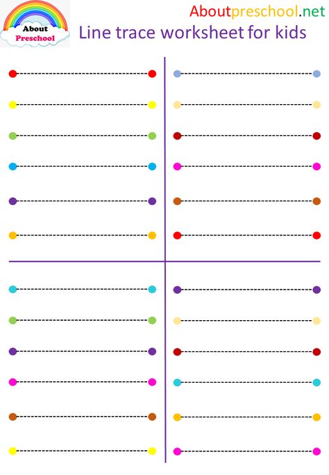 Preschool-Line Trace Worksheet For Kids-2 1 Preschool Tracing Worksheets Free, Free Tracing Worksheets, Trace Worksheet, Number Tracing Worksheets, Line Tracing Worksheets, Teaching Cursive, Tracing Worksheets Free, Prewriting Skills, Learning Preschool