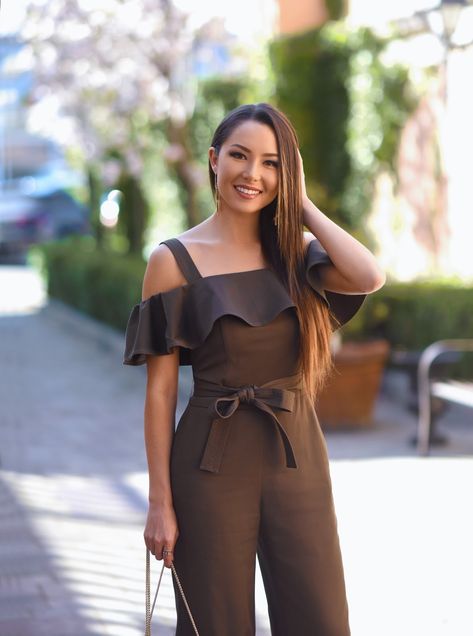 Hapa Time, Jessica Ricks, Kristina Bazan, Health Art, Ruffle Jumpsuit, Culotte Jumpsuit, Asia Girl, Miranda Kerr, Streetwear Women