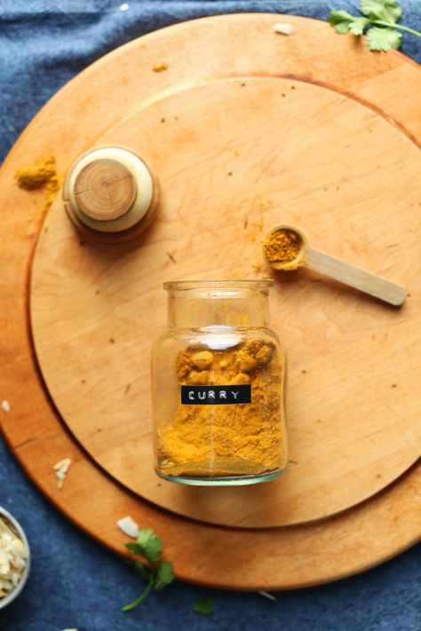 Curry Spice Blend, Sweet Potato Coconut Curry, Curry Spice, Coconut Curry Soup, Diy Spices, Minimalist Baker, Curry Spices, Curry Soup, Cauliflower Curry