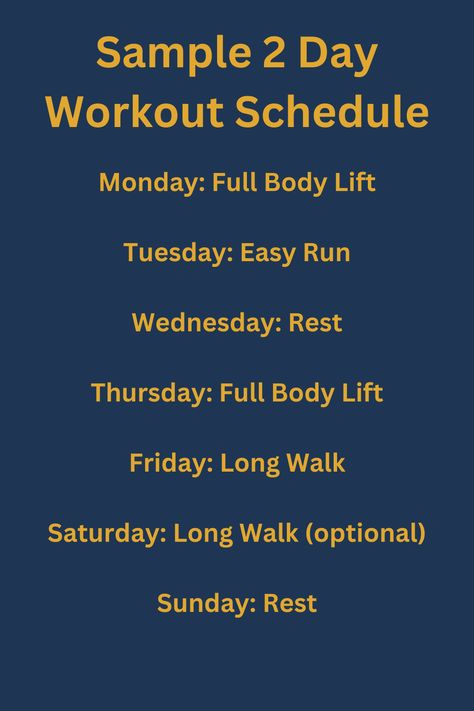 A 2-day sample workout schedule for those who are too busy to workout 5-6 days a week. The most important thing is to just be active a few days a week! Be Active, Workout Schedule, Weekly Workout, Too Busy, Fitness Goals, Full Body, Fitness Motivation, Running, How To Plan