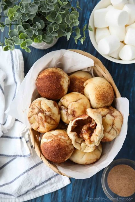 Rhodes Bread Recipes, Empty Tomb Rolls, Classic Easter Desserts, Delicious Desserts Recipes, Resurrection Rolls, Rhodes Bread, Football Friends, Rhodes Rolls, No Yeast Dinner Rolls