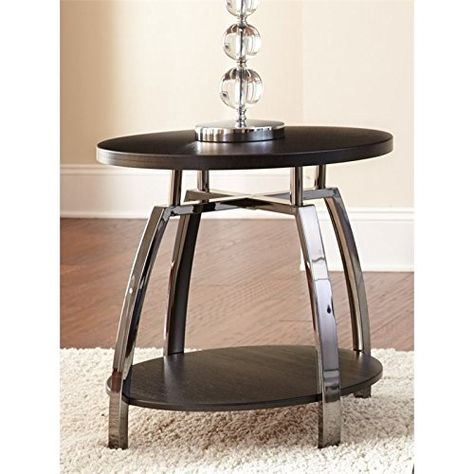 Steve Silver Company Coham End Table Steve Silver Furniture, Dark Brown Top, Brown Table, Occasional Table, Wood Laminate, Table Base, Accent Furniture, Quality Furniture, End Table