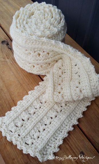 Scalloped edge crochet