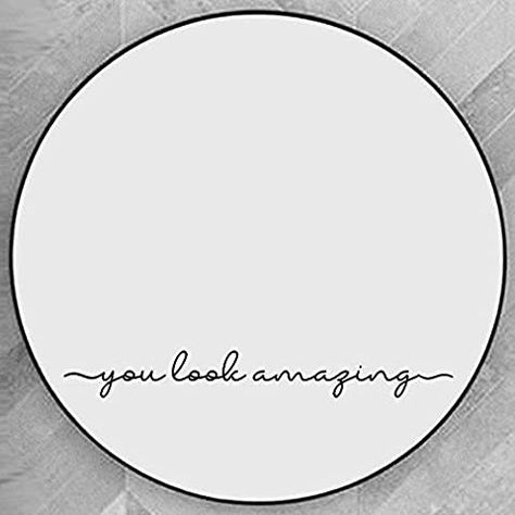 Amazon.com: You Look Amazing Mirror Decal Vinyl Decal Bathroom Decor Shower Door Decal 18x2.5 inch : Handmade Products Salon Door, Mirror Quotes, Amazing Inspirational Quotes, Mirror Decal, Salon Decor, Hair Salon, Vinyl Decal, Inspirational Quotes, Cricut