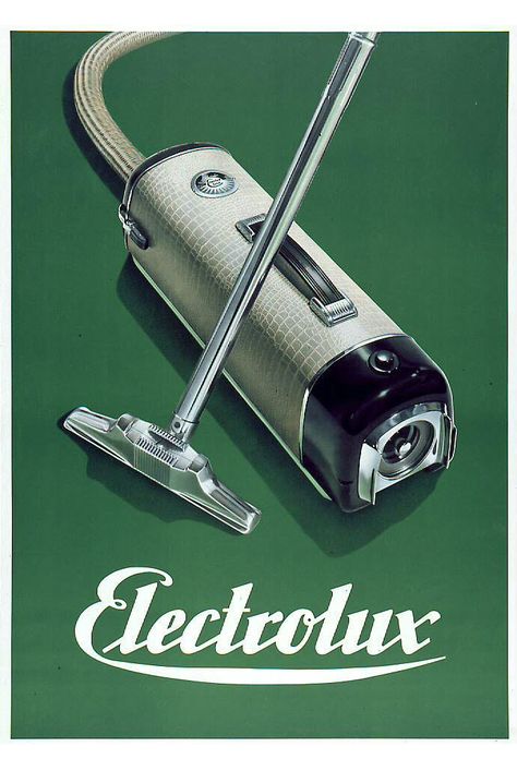 Vintage Vacuum Cleaner, Electrolux Vacuum, Vintage Appliances, Childhood Memories 70s, Vintage Advertising Posters, Old Advertisements, Retro Ads, Foto Art, Ex Machina