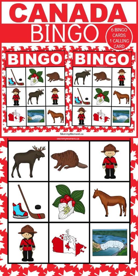 Canada Day Preschool Activities, Canada Day Crafts For Toddlers, Canada Day Crafts For Kids, Canada Crafts For Kids, Canadian Activities, Canada Day Games, Canada Crafts, Canada For Kids, Canada Day Crafts