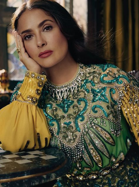 Salma Hayek Now, Salma Hayek Style, Most Influential People, African Print Maxi Skirt, Influential People, Salma Hayek, I Love Girls, Fancy Dresses, Celebrity Photos