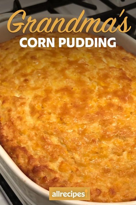 Pudding Nails, Corn Pudding Recipe, Corn Thanksgiving, Sweet Corn Casserole, Sweet Corn Pudding, Recipes Corn, Sweet Corn Recipes, Corn Recipes Side Dishes, Food Thanksgiving