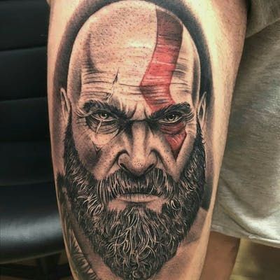 Tattoo uploaded by Trazex Music | Good of War, Kratos | 704848 | Tattoodo Men Forearm Tattoo Ideas, Forearm Tattoo Ideas, Dragon Head Tattoo, Gladiator Tattoo, Spartan Tattoo, Greek Mythology Tattoos, Graffiti Tattoo, Cool Forearm Tattoos, Tattoo For Son