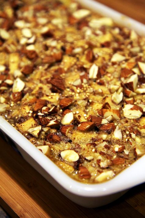 Apple Cinnamon Quinoa Breakfast Bake | POPSUGAR Fitness Apple Cinnamon Quinoa Breakfast, Apple Cinnamon Quinoa, Quinoa Breakfast Bake, Cinnamon Quinoa, Menu Sarapan Sehat, Paleo Recipes Breakfast, Quinoa Breakfast, What's For Breakfast, Paleo Breakfast