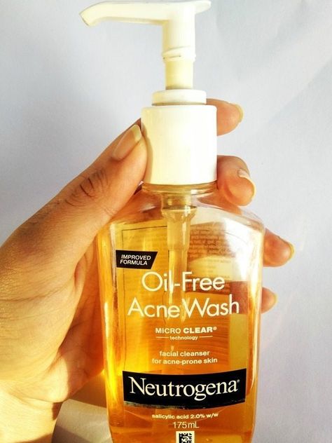 Neutrogena Oil Free Acne Wash, Best Face Wash For Acne, Neutrogena Face Wash, Face Wash For Acne, The Best Face Wash, Oil Free Face Wash, Redness Pimple, Back Acne Remedies, Oil Free Acne Wash